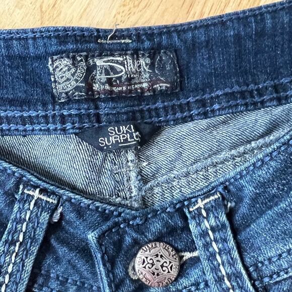 Silver Jeans Suki Surplus Bootcut Stretch Denim Size 28 - Picture 6 of 11